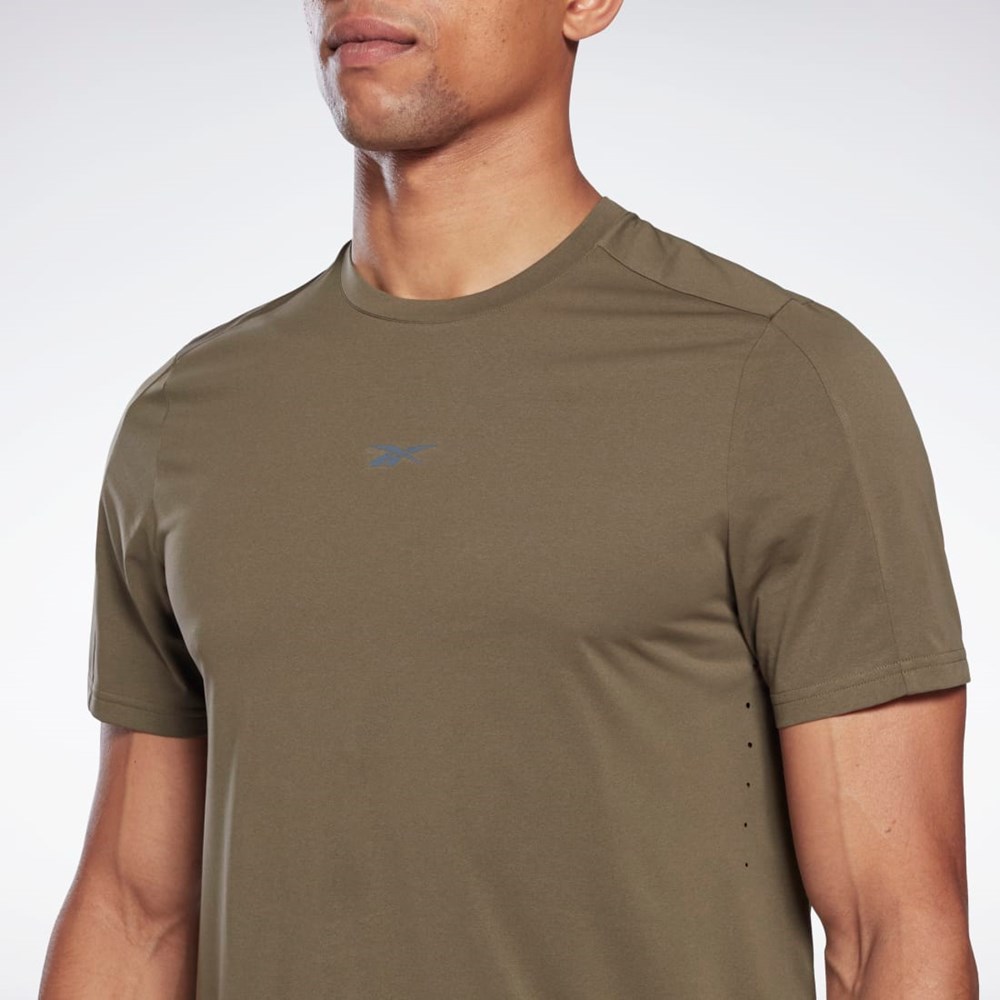 Reebok United by Fitness MoveSoft T-Shirt Verde | 61YGWHOVB