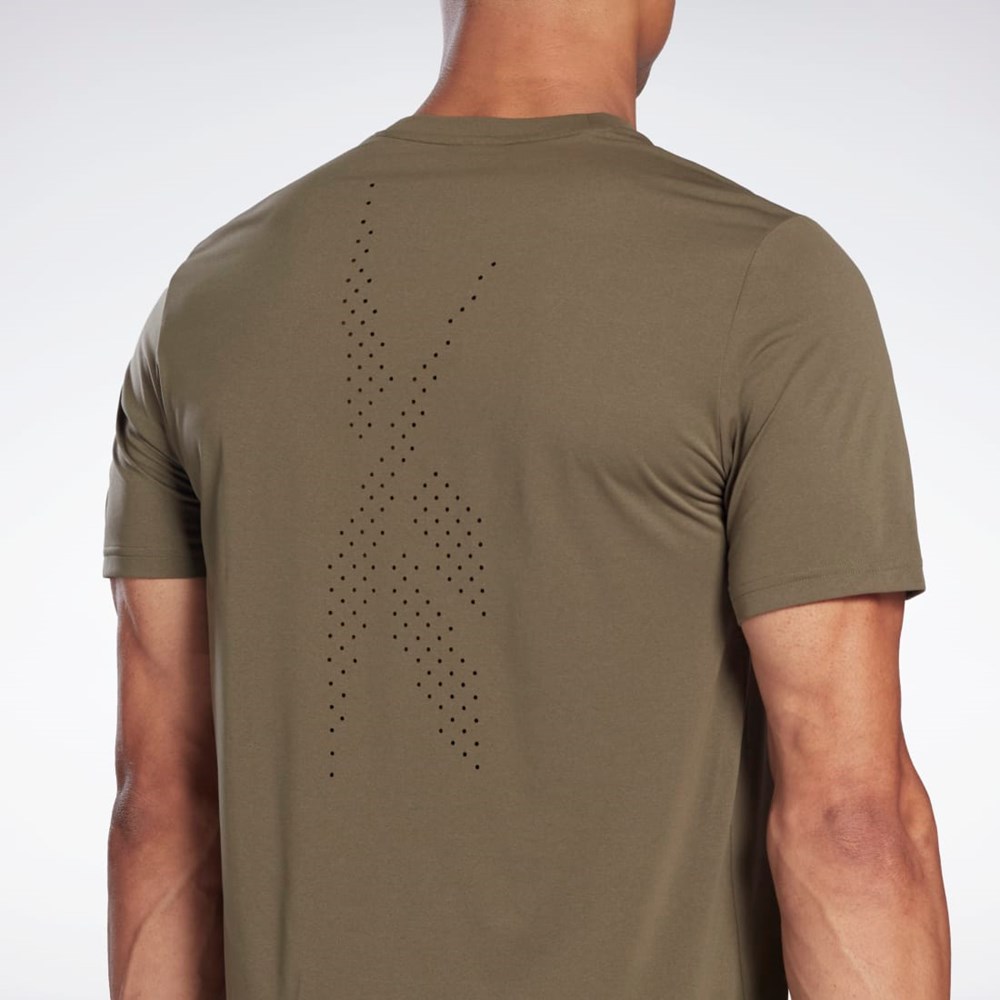 Reebok United by Fitness MoveSoft T-Shirt Verde | 61YGWHOVB