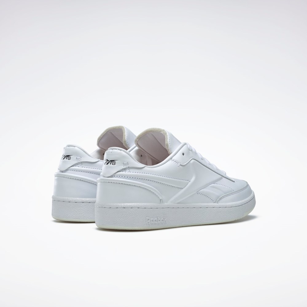 Reebok Victoria Beckham Club C Shoes Blancas Blancas Negras | 38OWFHYTI