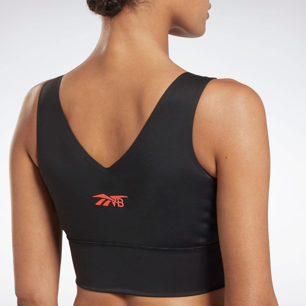 Reebok Victoria Beckham Crop Top Negras | 50YTOZQBK