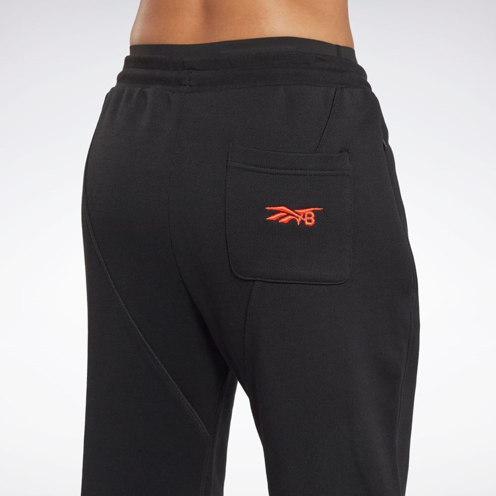 Reebok Victoria Beckham Directo Leg Joggers Negras Naranjas | 73FRDBTAH