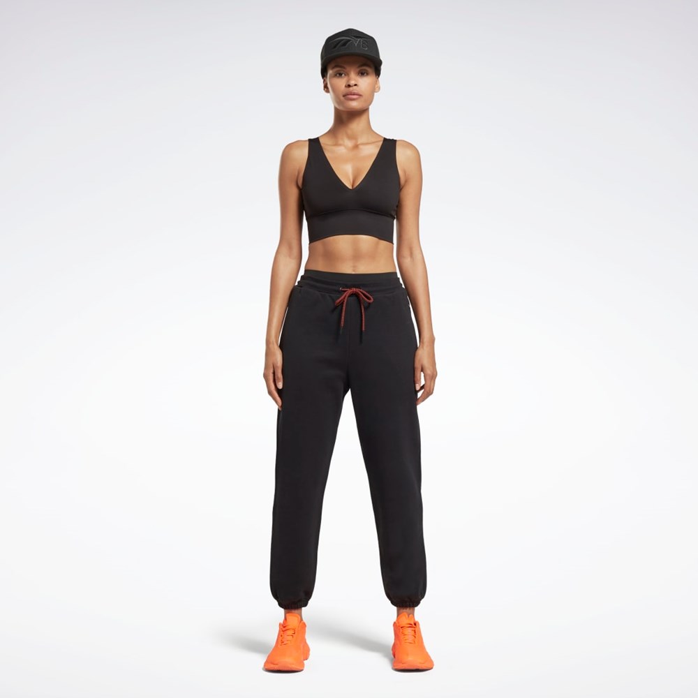 Reebok Victoria Beckham Directo Leg Joggers Negras Naranjas | 73FRDBTAH
