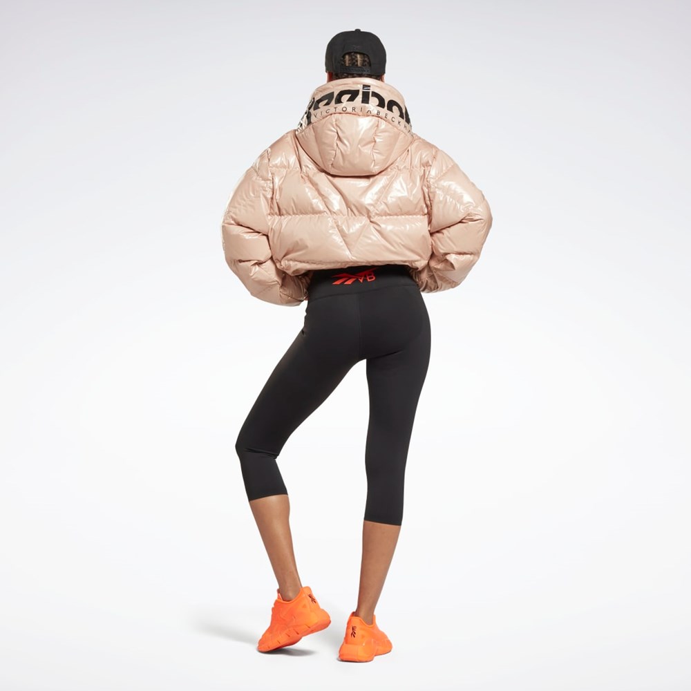 Reebok Victoria Beckham Puffer Jacket Soft Ecru | 81IYVZJDR