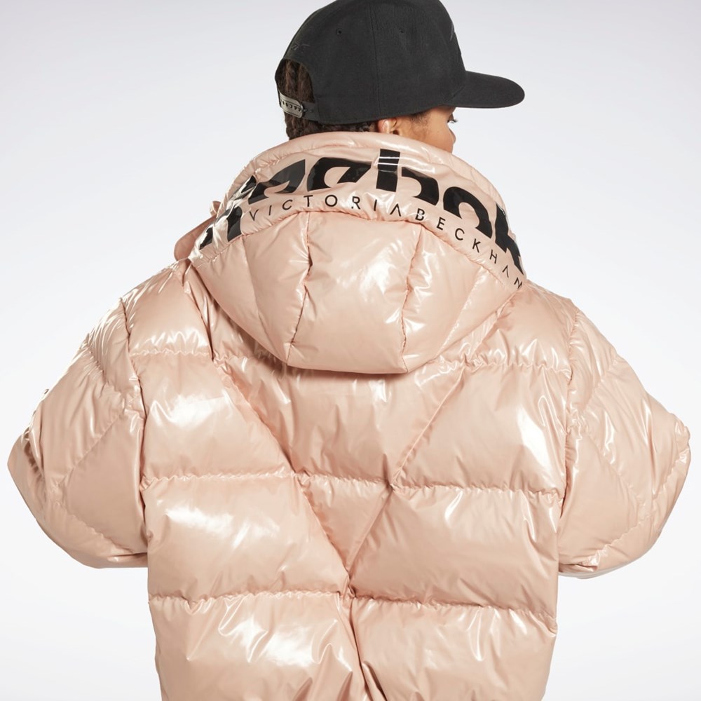 Reebok Victoria Beckham Puffer Jacket Soft Ecru | 81IYVZJDR