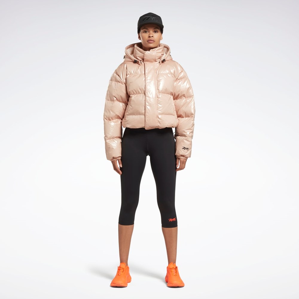 Reebok Victoria Beckham Puffer Jacket Soft Ecru | 81IYVZJDR