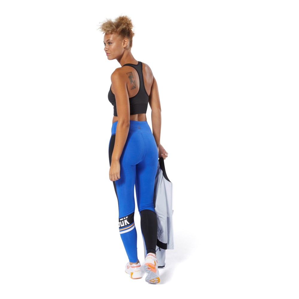 Reebok WOR Meet You There Seamless Acolchado Bra Negras | 32EYGTNUB