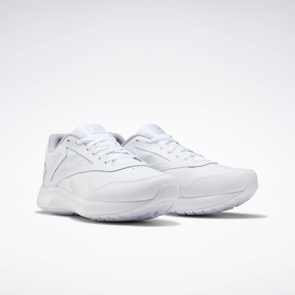Reebok Walk Ultra 7 DMX MAX Extra-Anchos Shoes Blancas Gris Azul Real | 41CHNQURV