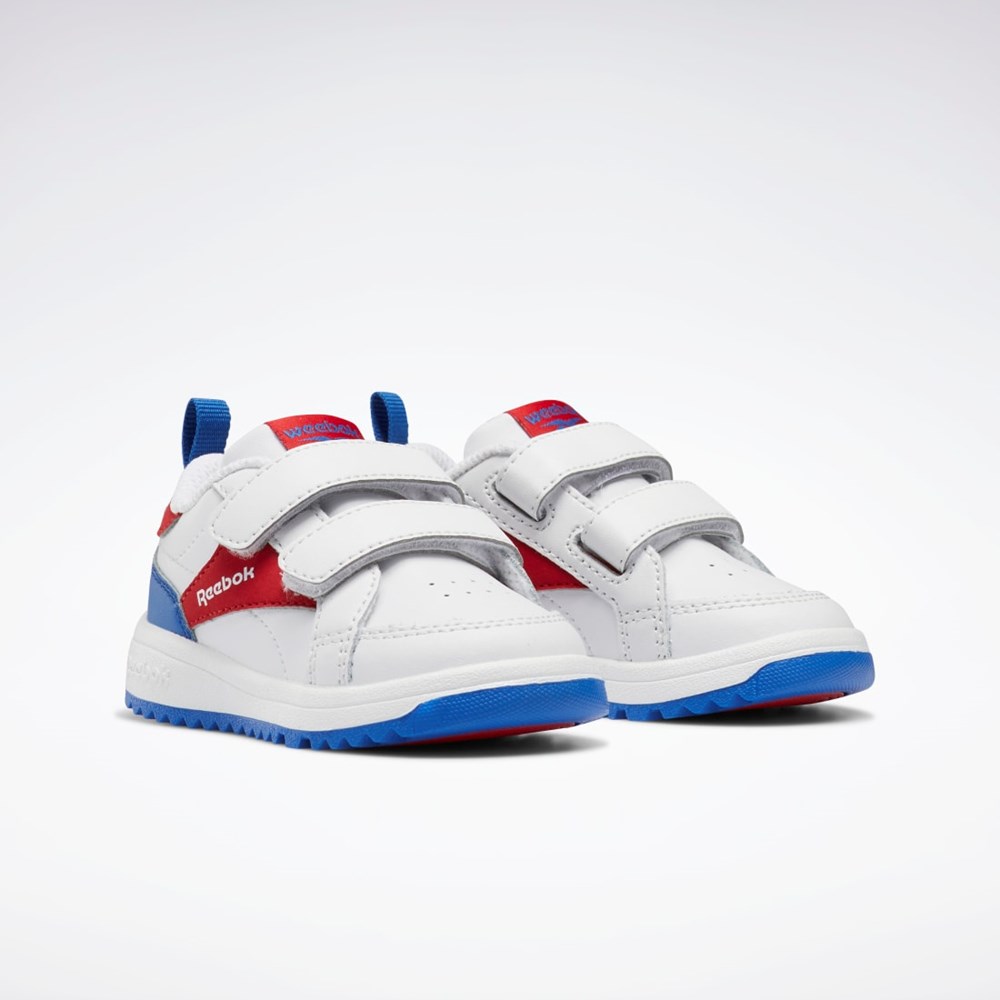Reebok Weebok Clasp Low Shoes - Toddler Blancas Rojas Azules | 30IVABQCE