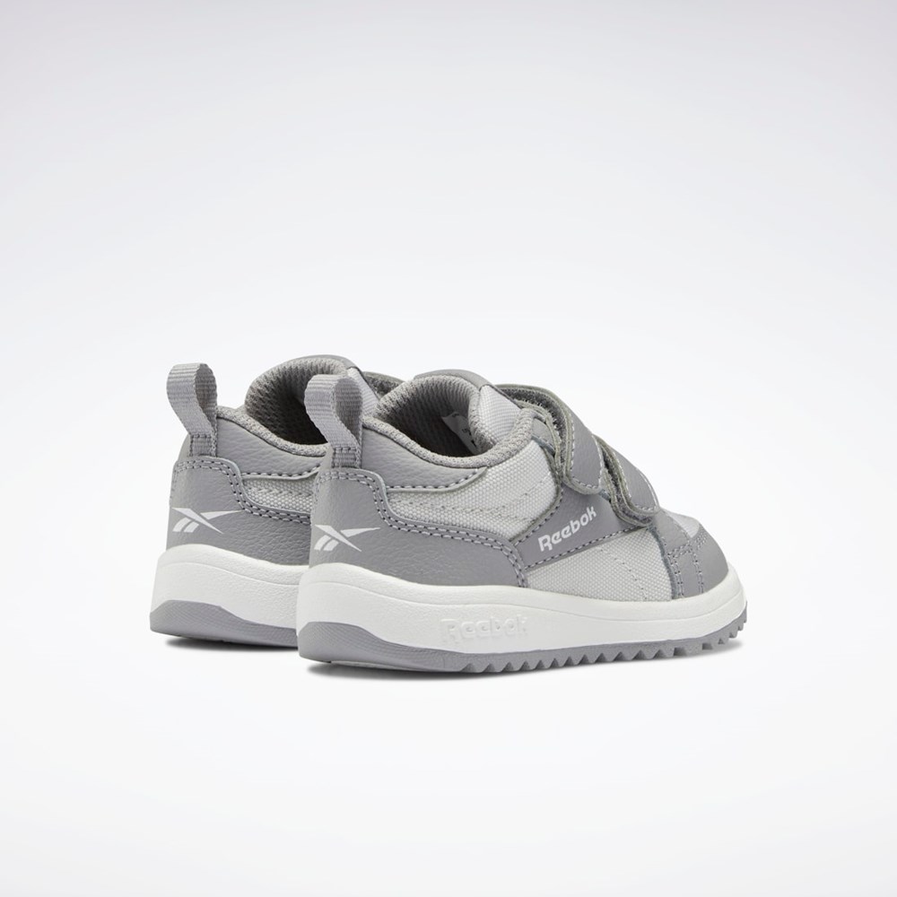 Reebok Weebok Clasp Low Shoes - Toddler Gris Gris Blancas | 86PJGUYBD