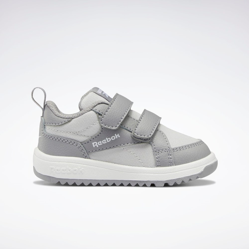 Reebok Weebok Clasp Low Shoes - Toddler Gris Gris Blancas | 86PJGUYBD