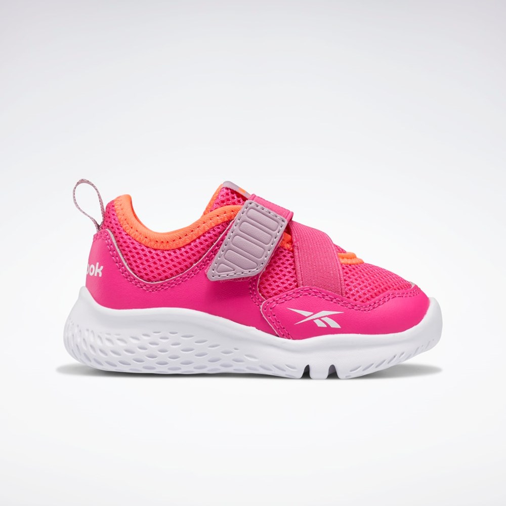 Reebok Weebok Flex Sprint Shoes - Toddler Rosas Blancas Naranjas | 92CBENJXP