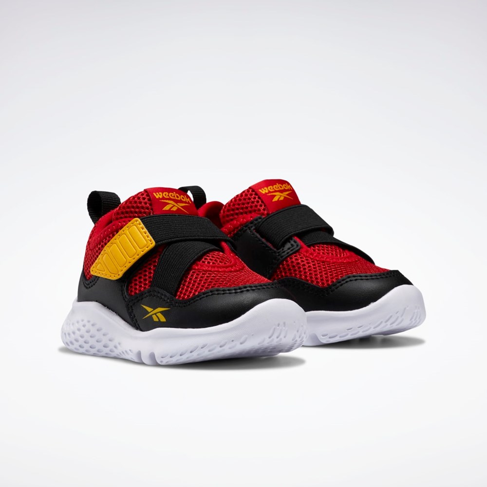Reebok Weebok Flex Sprint - Toddler Rojas Negras Amarillo | 39XJETOAZ