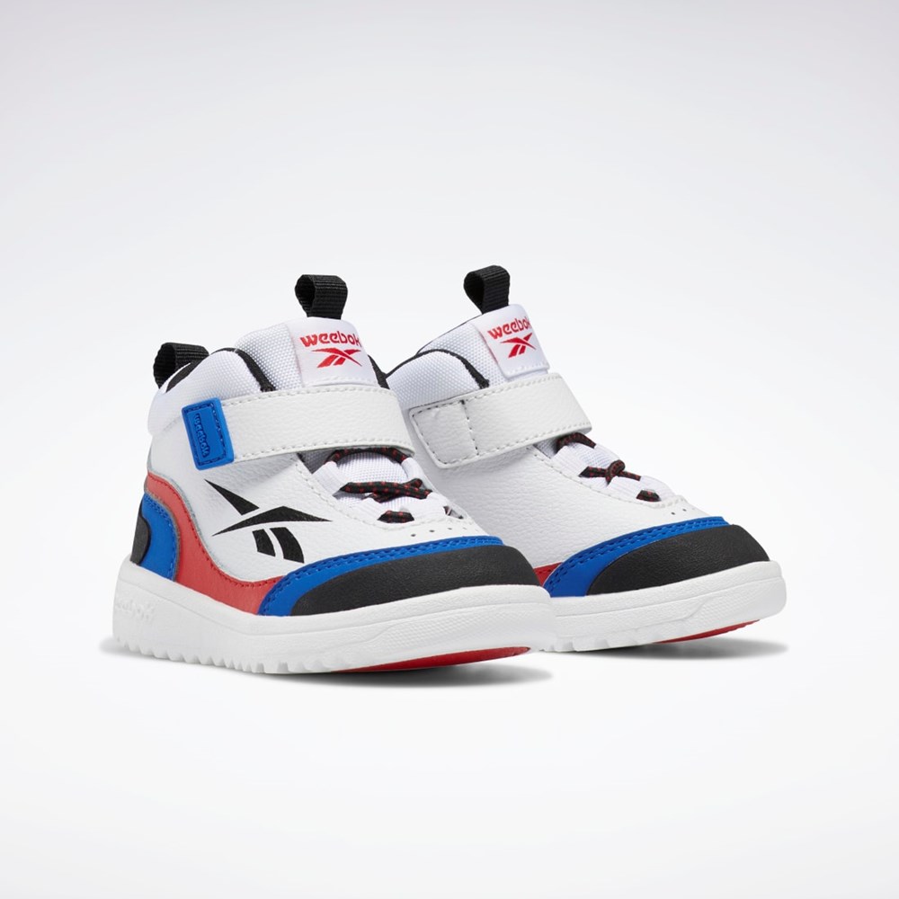 Reebok Weebok Storm X Shoes - Toddler Blancas Azules Rojas | 49PCBJLVI