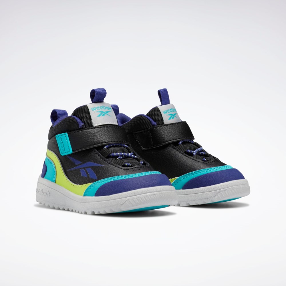 Reebok Weebok Storm X Shoes - Toddler Negras Amarillo | 91KWEADSQ