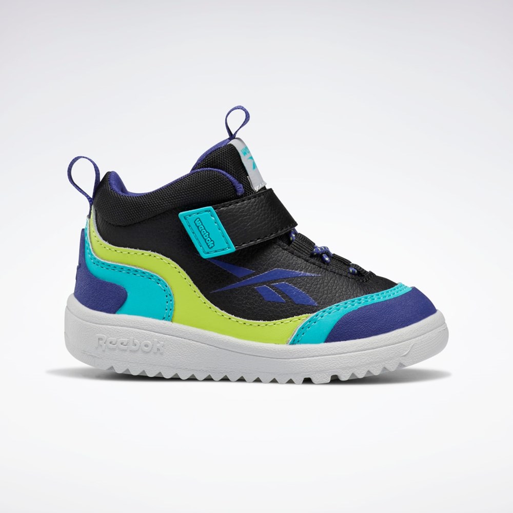 Reebok Weebok Storm X Shoes - Toddler Negras Amarillo | 91KWEADSQ