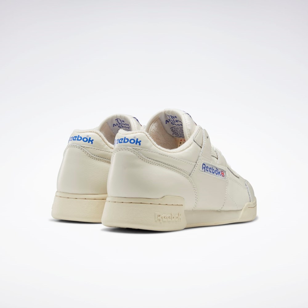 Reebok Workout Plus 1987 TV Shoes Azul Real | 34ZAFJWXT