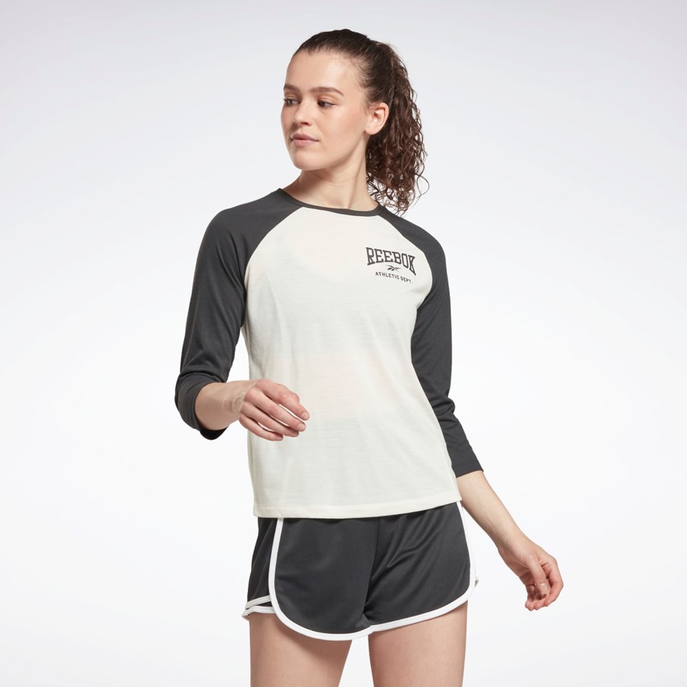 Reebok Workout Ready Baseball T-Shirt Blancas | 58OYTWFZD