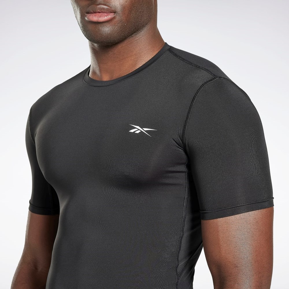 Reebok Workout Ready Compression T-Shirt Negras | 12VYBNHEQ
