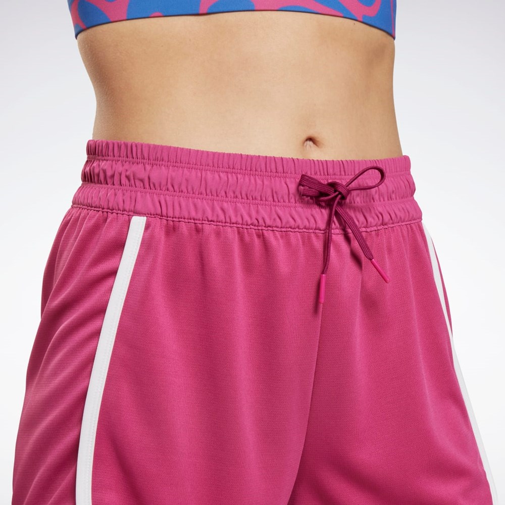 Reebok Workout Ready High-Rise Shorts Rosas | 06MHYBIWJ
