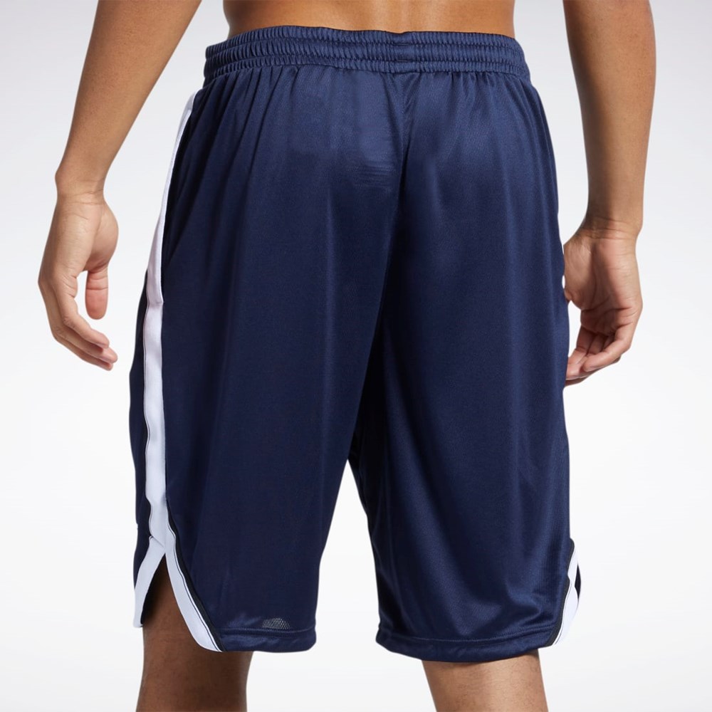 Reebok Workout Ready Mesh Shorts Azul Marino | 92AJCSOWH