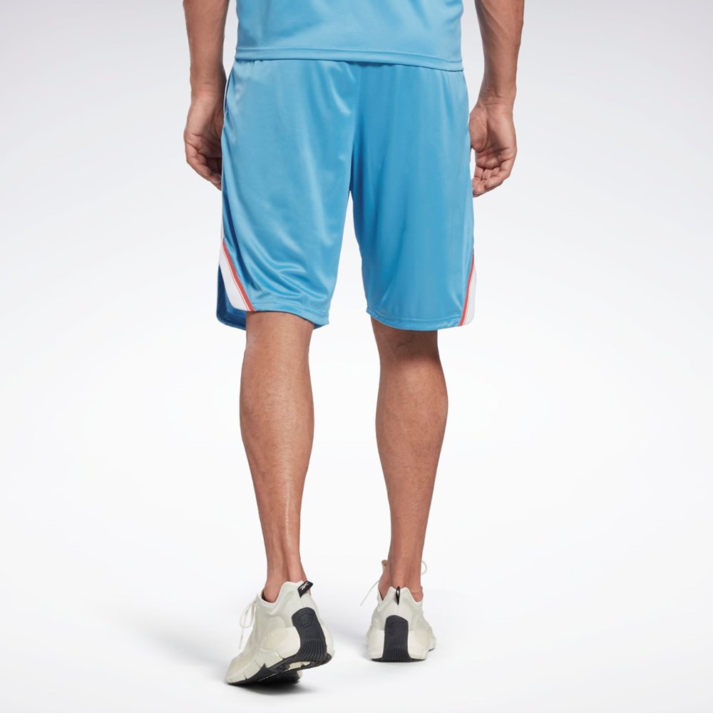 Reebok Workout Ready Mesh Shorts Azules | 32KTPIQOD