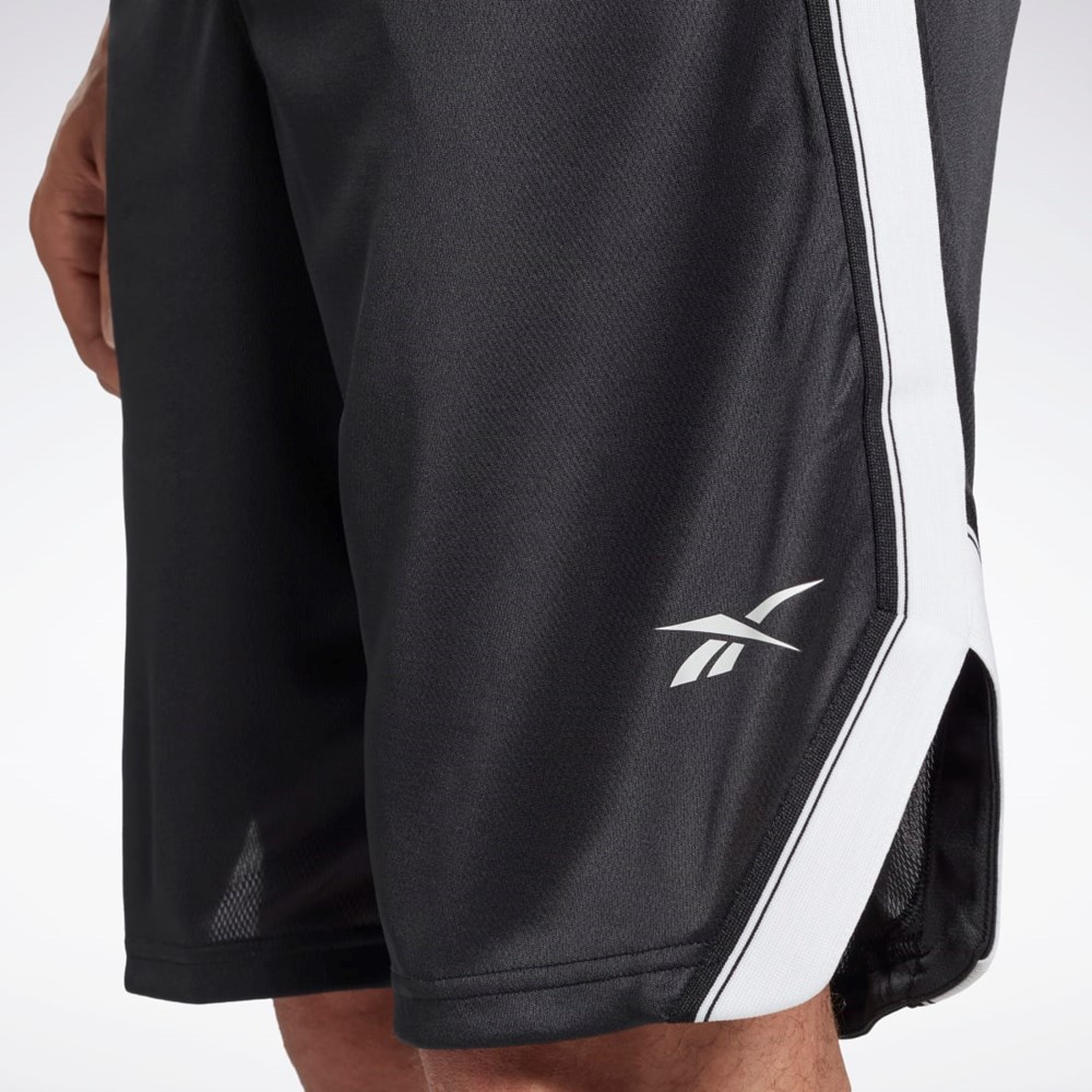 Reebok Workout Ready Mesh Shorts Negras | 65YTGWZCL