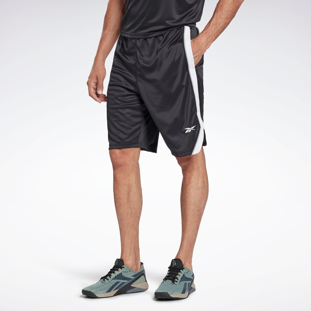Reebok Workout Ready Mesh Shorts Negras | 65YTGWZCL