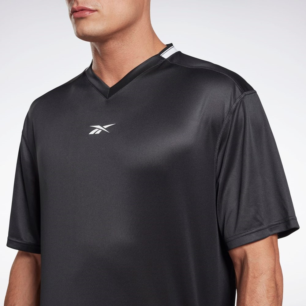 Reebok Workout Ready Mesh T-Shirt Negras | 93KBVCYZG