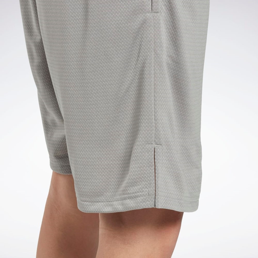 Reebok Workout Ready Mélange Shorts Gris | 90AFZDOXJ