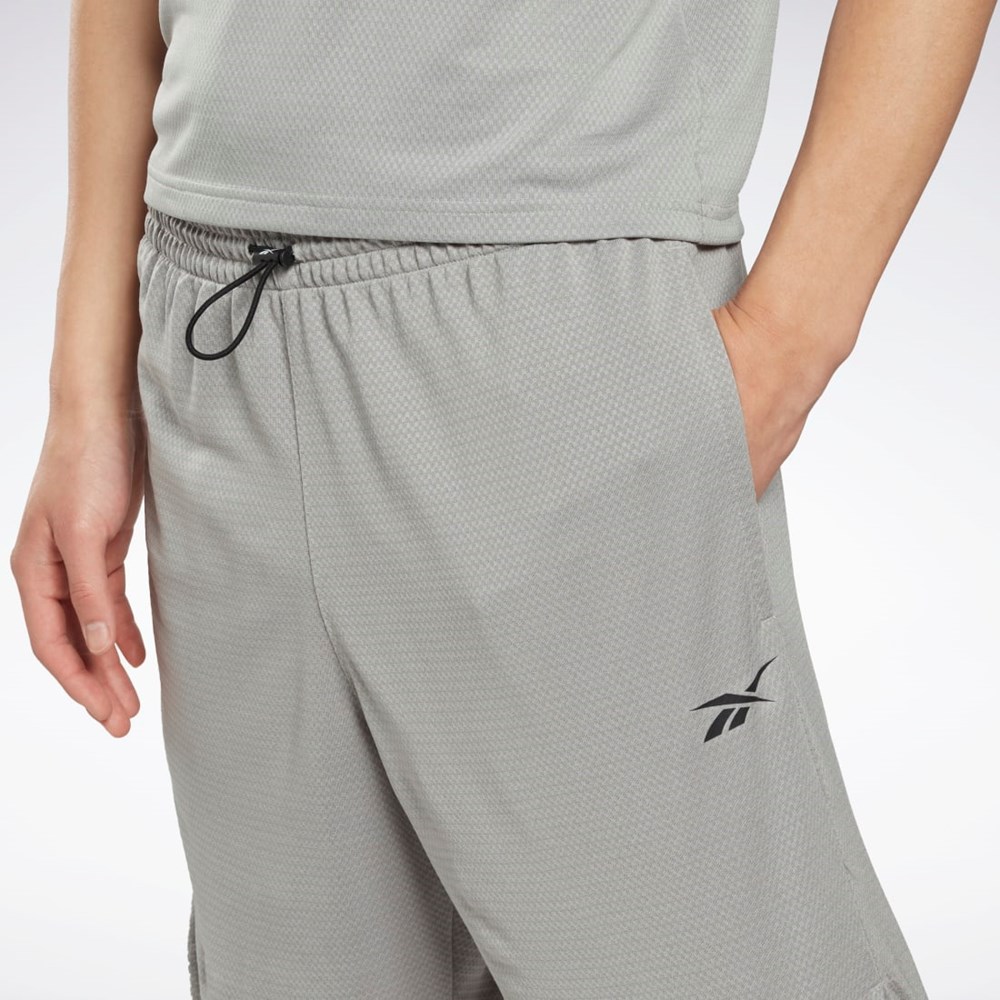 Reebok Workout Ready Mélange Shorts Gris | 90AFZDOXJ