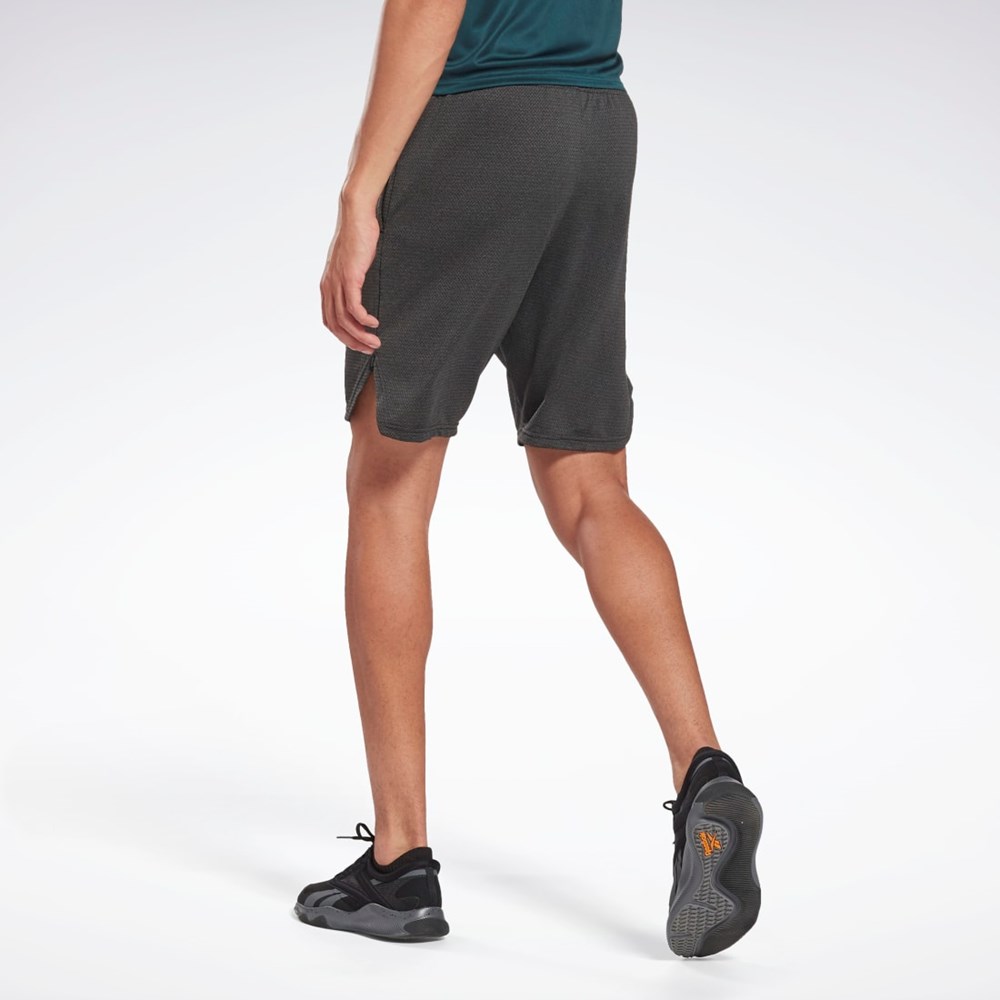 Reebok Workout Ready Mélange Shorts Negras | 97SLWTCQU