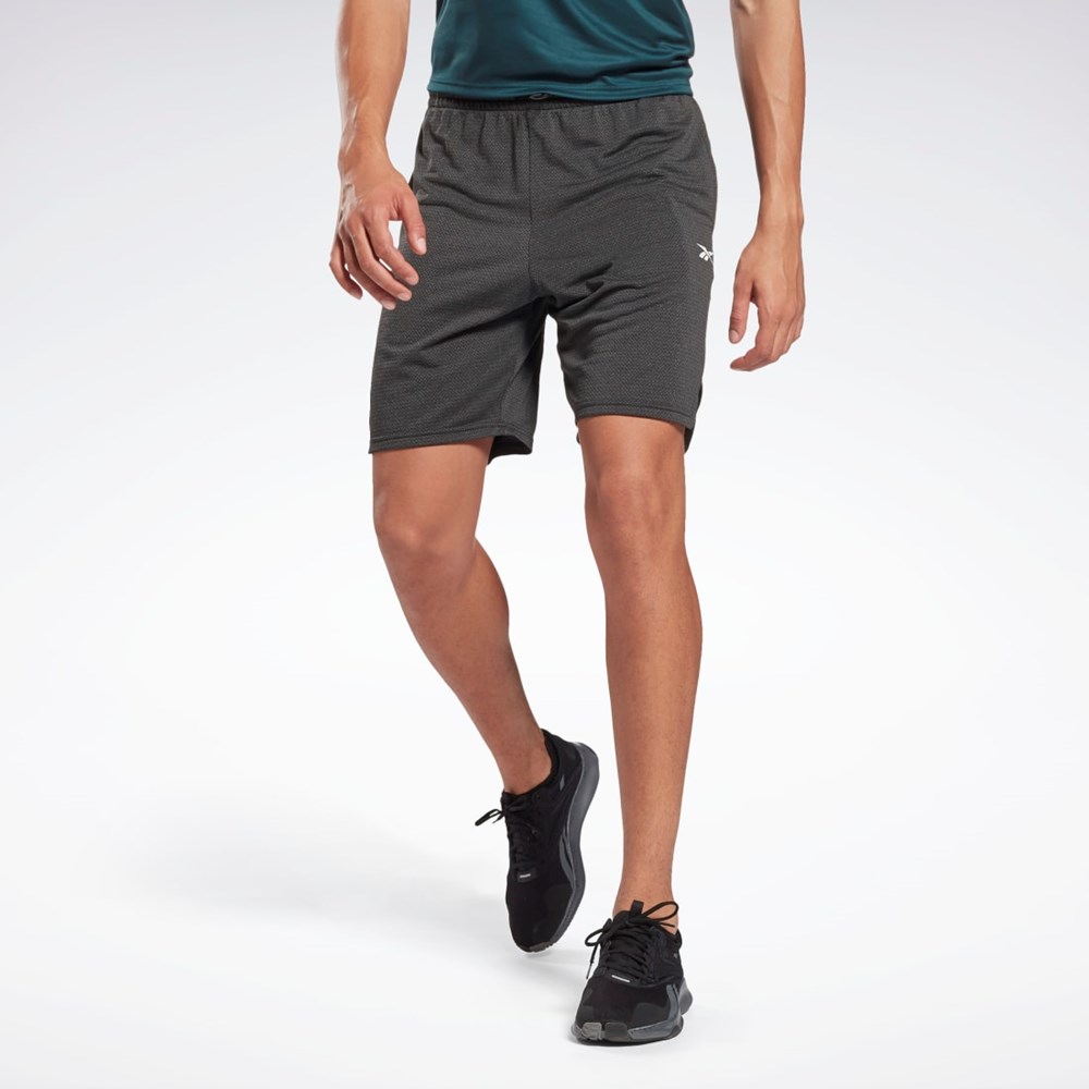 Reebok Workout Ready Mélange Shorts Negras | 97SLWTCQU
