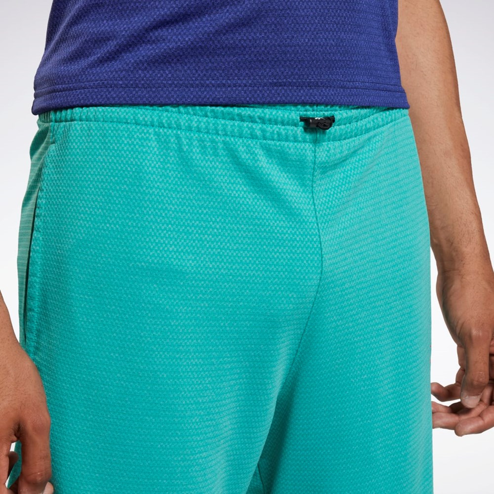 Reebok Workout Ready Mélange Shorts Semi Classic Teal | 35KBSWIQO