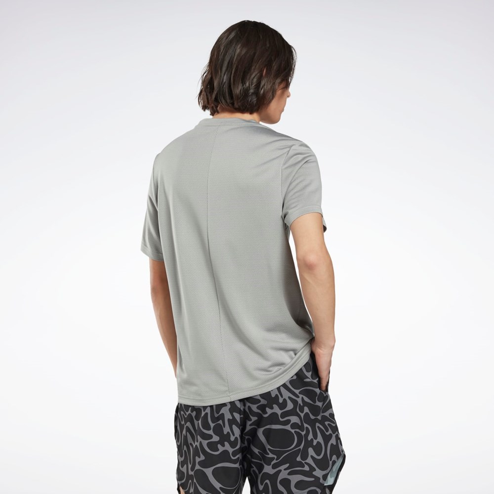 Reebok Workout Ready Mélange T-Shirt Gris | 34PCZMBVO