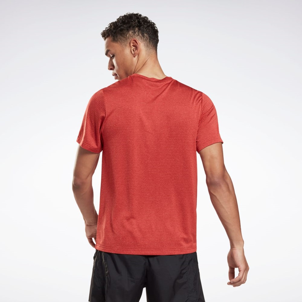 Reebok Workout Ready Mélange T-Shirt Rhodonite | 03NHSJXLZ