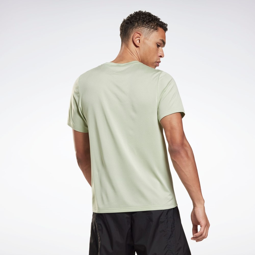 Reebok Workout Ready Mélange T-Shirt Verde Menta | 58YZWQRTV