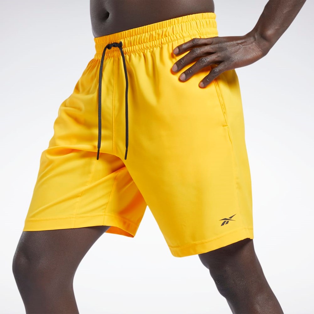 Reebok Workout Ready Shorts Doradas | 95MJUCFSW