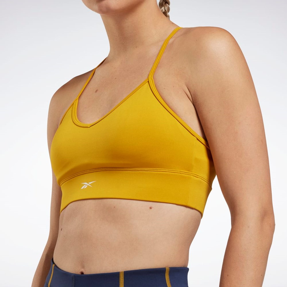 Reebok Workout Ready Sports Bra Bright Ochre | 49DGULPBY