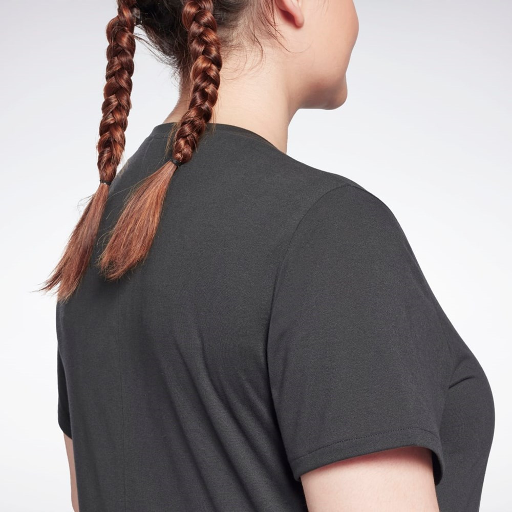 Reebok Workout Ready Supremium T-Shirt (Plus Size) Negras | 57EFYQORZ