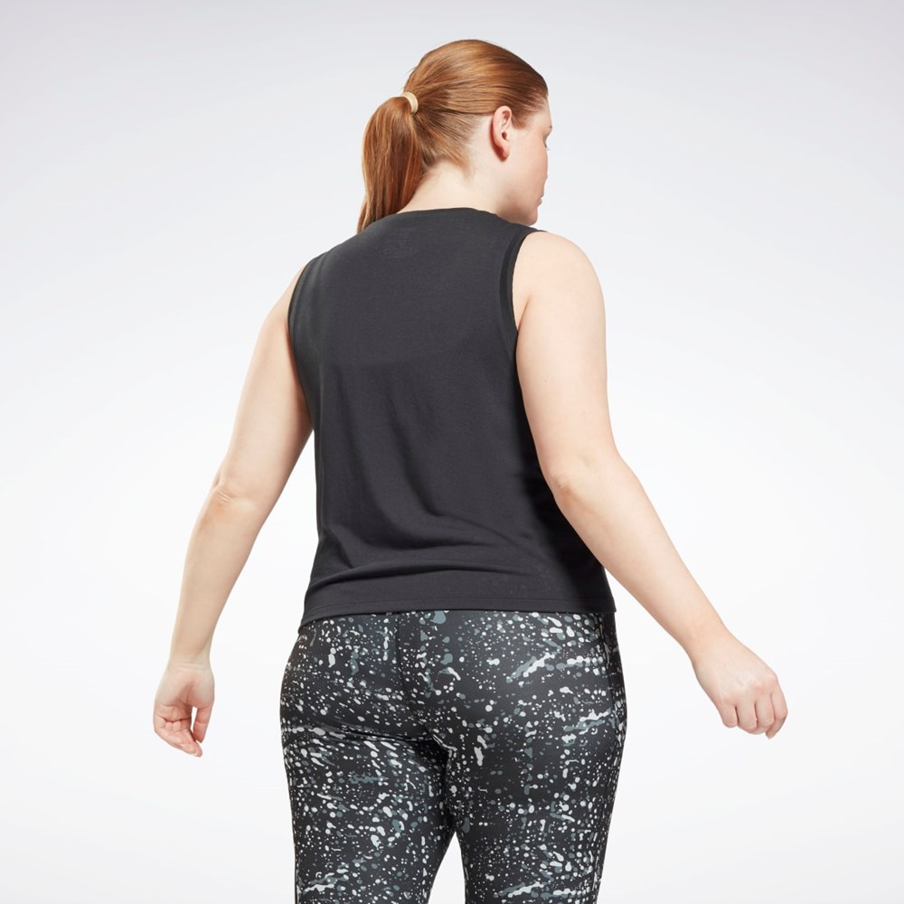 Reebok Workout Ready Supremium Tank Top (Plus Size) Negras | 42EKRJSQT