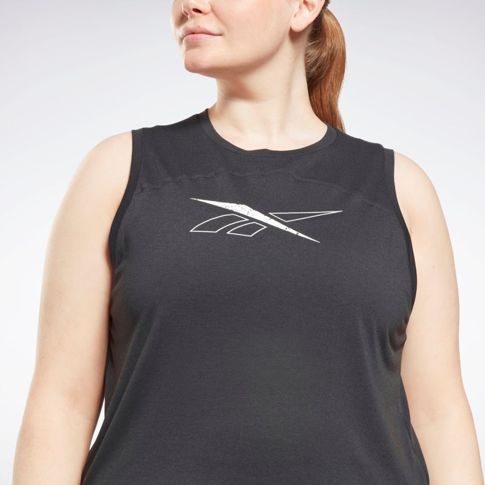 Reebok Workout Ready Supremium Tank Top (Plus Size) Negras | 42EKRJSQT