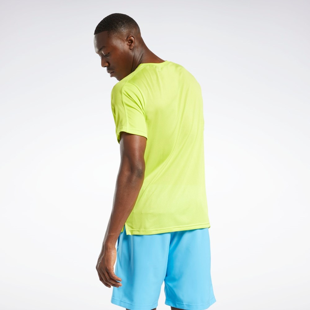 Reebok Workout Ready Tech T-Shirt Amarillo | 59WLZDKQR