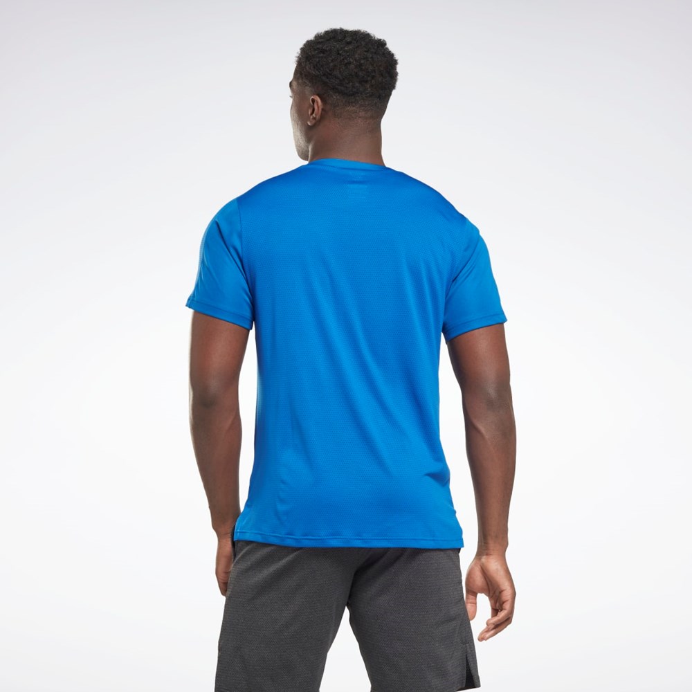 Reebok Workout Ready Tech T-Shirt Azules | 80GJAZBWR