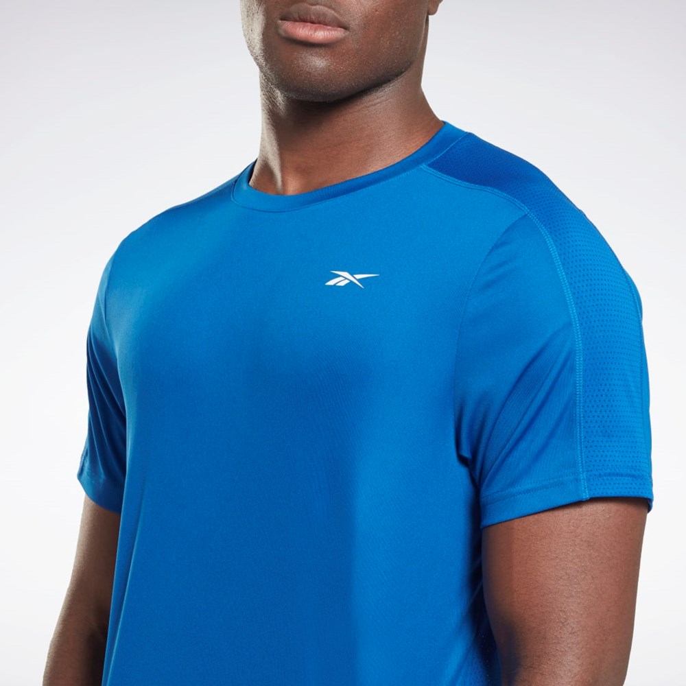Reebok Workout Ready Tech T-Shirt Azules | 80GJAZBWR