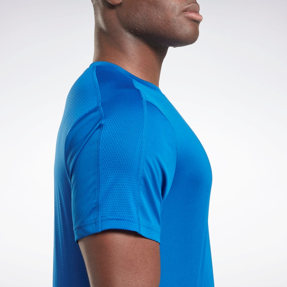 Reebok Workout Ready Tech T-Shirt Azules | 80GJAZBWR
