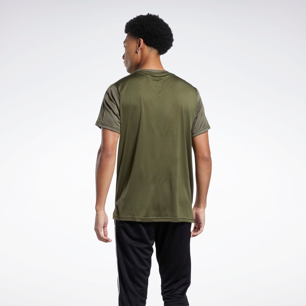 Reebok Workout Ready Tech T-Shirt Verde | 60IZNKHWT