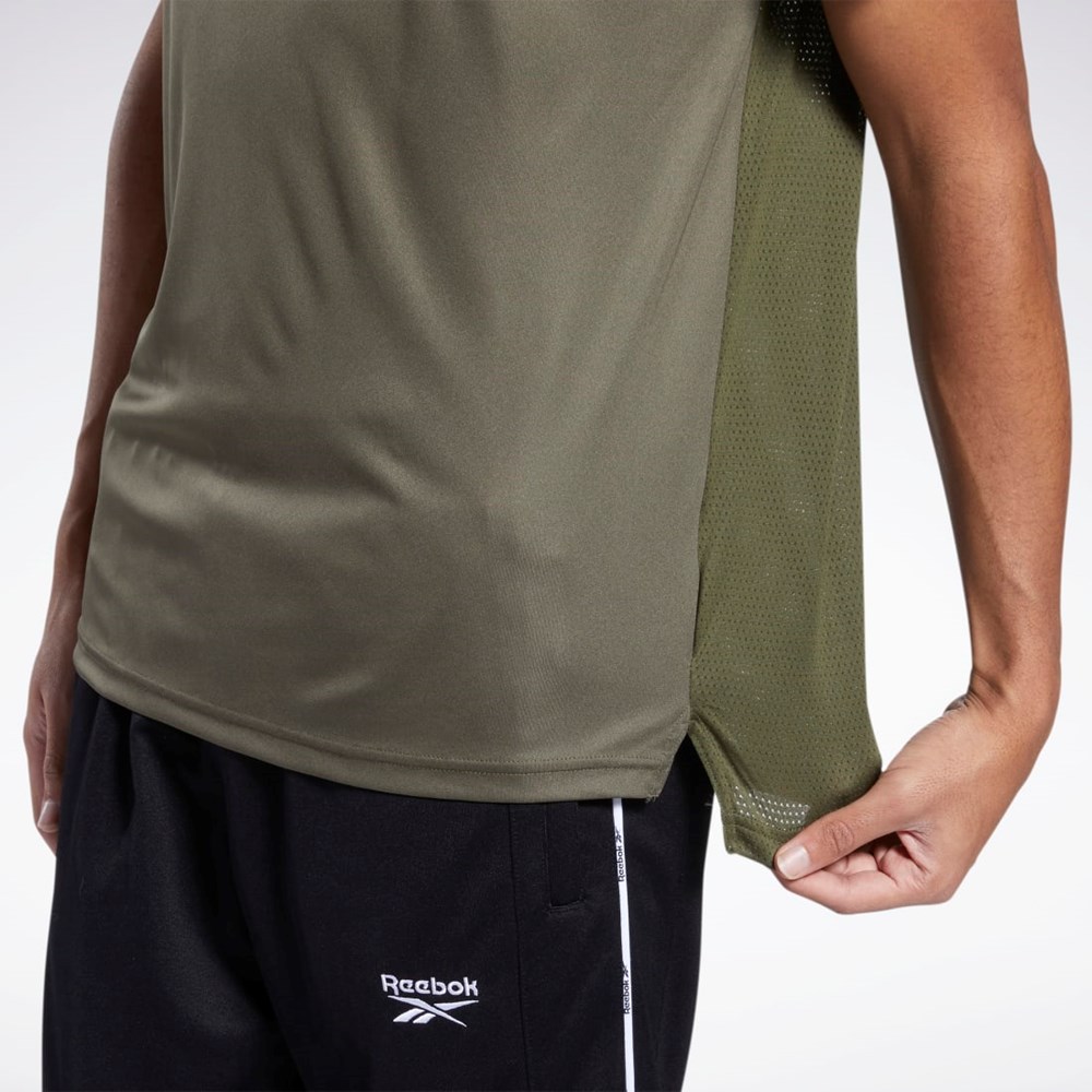 Reebok Workout Ready Tech T-Shirt Verde | 60IZNKHWT