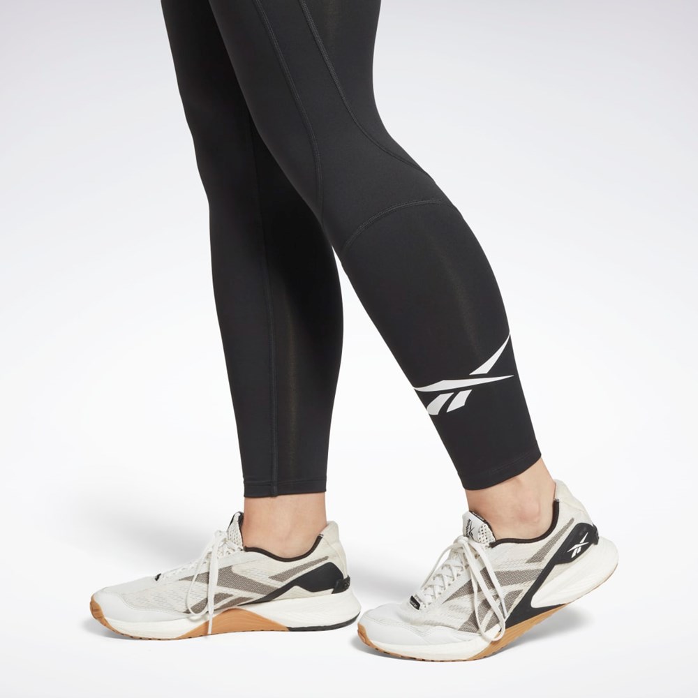 Reebok Workout Ready Vector Leggings Negras | 20GUWONEA