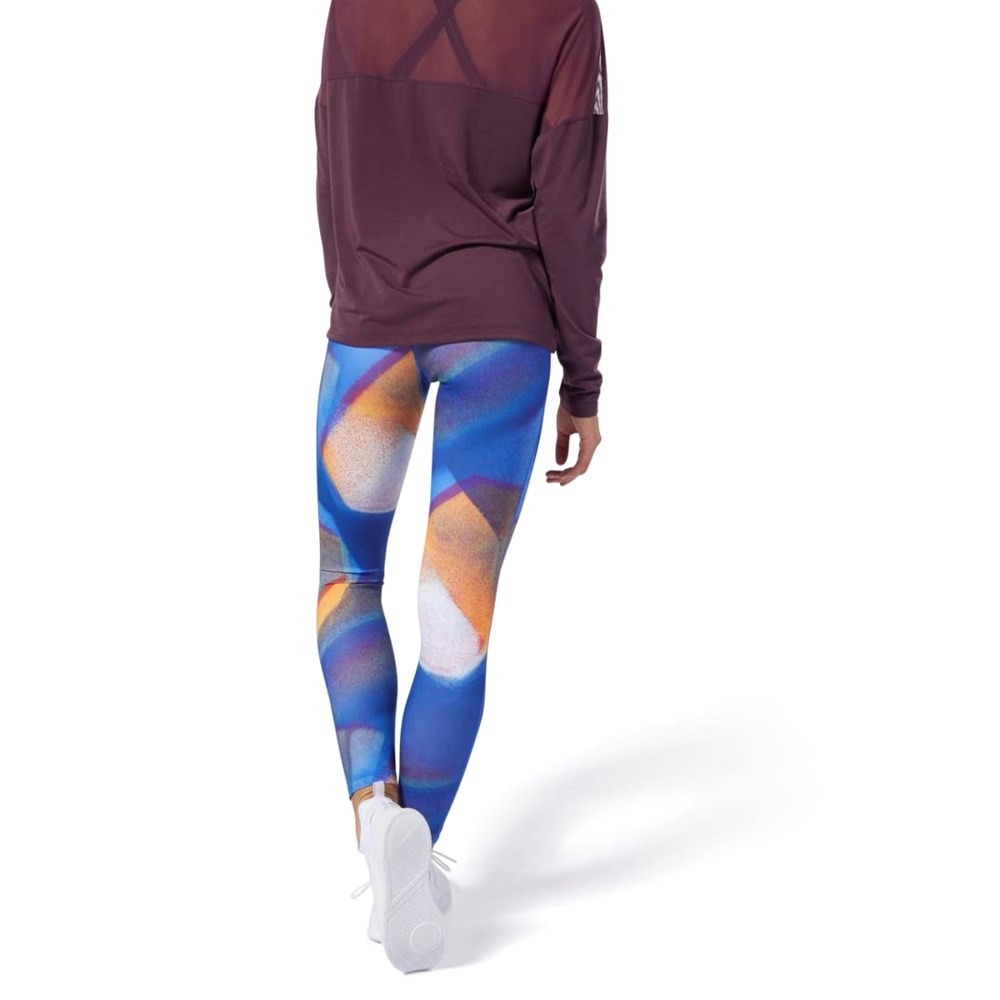 Reebok Yoga Lux Bold High-Rise Tights Crushed Cobalt | 79BFSVLUI