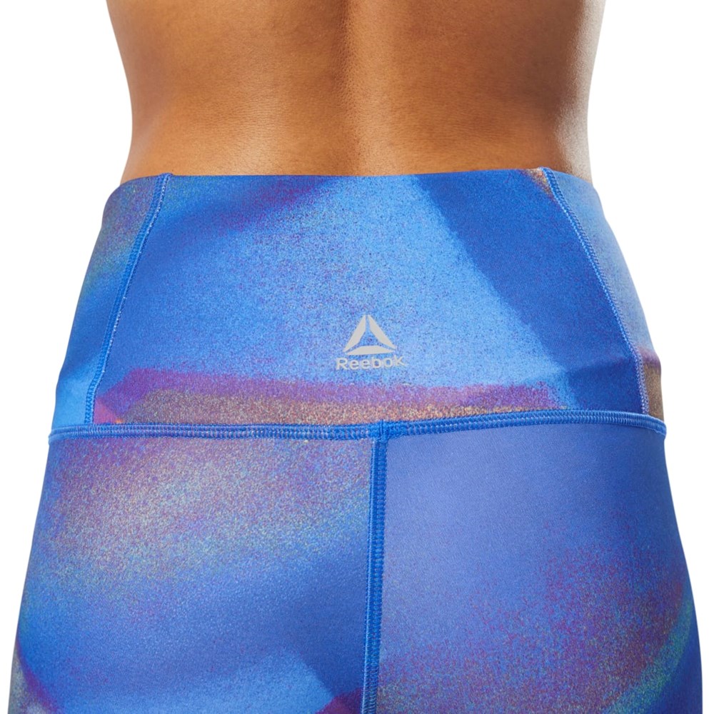 Reebok Yoga Lux Bold High-Rise Tights Crushed Cobalt | 79BFSVLUI